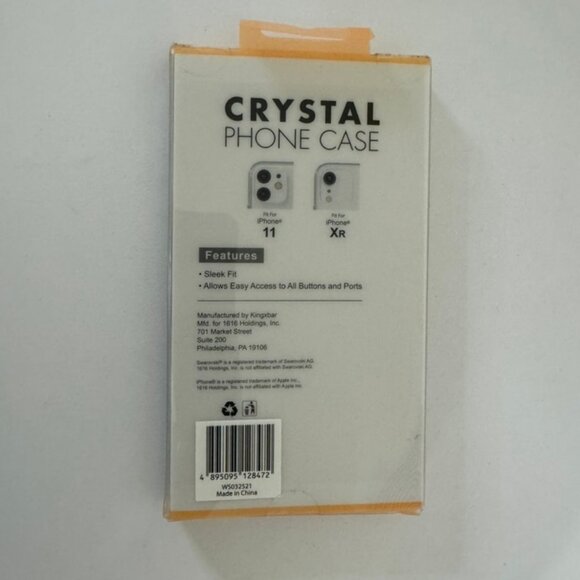 New Crystals From Swarovski Crystal Phone Case for iPhone 11- Sleek Design - Picture 3 of 4